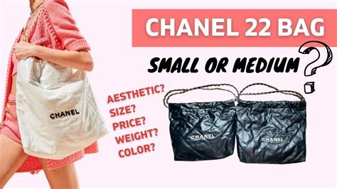 chanel bag sizes|chanel 22 bag size comparison.